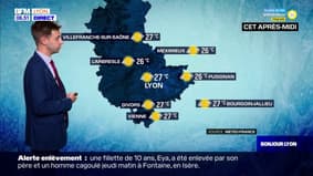 Météo Rhône: un vendredi ensoleillé, jusqu'à 27°C à Lyon 