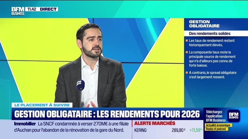 Le placement à suivre : Gestion obligataire, les rendements pour 2026 - 10/02