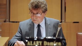 Damien Alary, président PS du conseil général du Gard, le 29 septembre 2014 à Montpellier, jour de son élection à la présidence du conseil régional de Languedoc-Roussillon