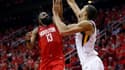 Rudy Gobert n'a rien pu faire contre James Harden et Houston