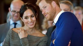 Meghan Markle et le prince Harry en janvier 2018.