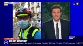 Le vélo BFM Paris: Bernard vélotaffe 70 km par jour