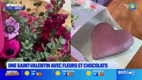 Saint-Valentin: fleurs et chocolats, l'association gagnante de deux commerçants lyonnais
