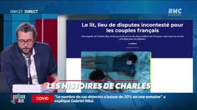 « Les 3 histoires de Charles Magnien » : le lit est l'un des lieux préférés des Français, les sujets de tension au lit, des cadeaux pour inciter à la vaccination - 06/05