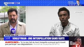 The lawyer of Souleyman A, demonstrating against the pension reform, claims to want to seize the IGPN "to get the videos"