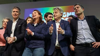 Olivier Faure, Marine Tondelier, Fabien Roussel et François Ruffin le 17 janvier 2023