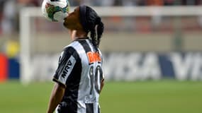 Ronaldinho lorsqu'il évoluait à l'Atletico Mineiro au Brésil en 2014
