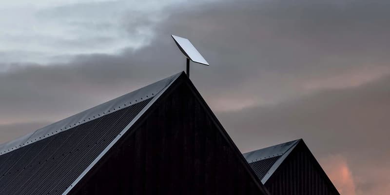 Une antenne Starlink.