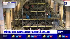 Métro B : le tunnelier est arrivé à Oullins