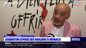 Christian Louboutin expose ses souliers à Monaco