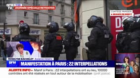 Manifestations à Paris: de fortes tensions dans le cortège