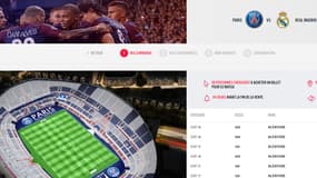 La plateforme de revente de places du PSG