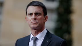Manuel Valls à Matignon, le 25 février 2016