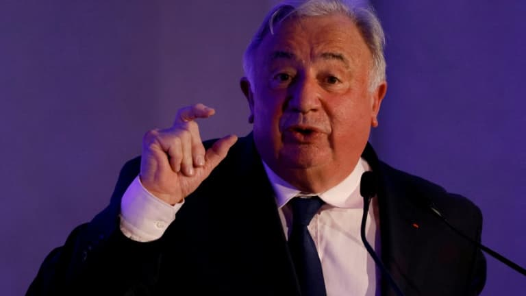 Le président du Sénat, Gérard Larcher (Les Républicains), à Paris, le 9 février 2022