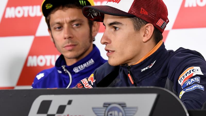 Rossi et Marquez