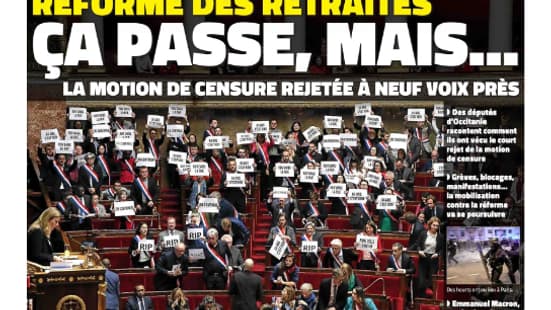 La une du Midi-Libre du 21 mars 2023 