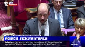 Loïc Hervé (Union centriste) sur les violences: "M. Le Premier ministre, il est temps d'apaiser ce climat"