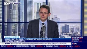 Bullshitomètre : "les débuts d'année en Bourse sont peu signifiants" - 23/01