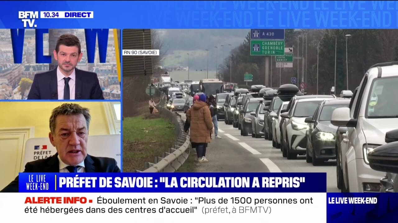Éboulement sur la rn90: 