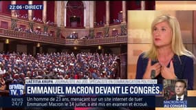 Emmanuel Macron s'exprime devant le Congrès à Versailles
