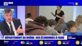 Christophe Guilloteau, président du département du Rhône, revient sur les finances du département et sur les économies à trouver
