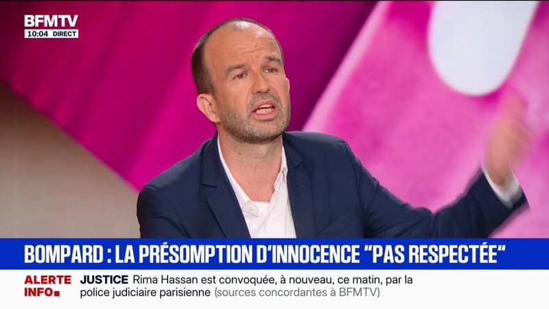 Manuel Bompard juge que Laurent Nuñez "fait fi de la présomption d'innocence"