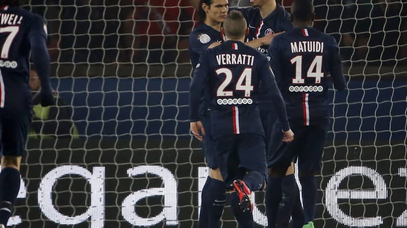 La joie d'Ibrahimovic et de ses partenaires