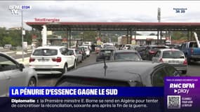 Tensions sur les carburants: les files d'attente s'allongent aussi dans le Sud