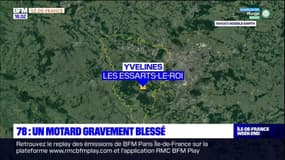 Yvelines: un motard gravement blessé aux Essarts-le-Roi
