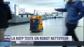 La RATP teste un robot pour venir à bout de la saleté en gare