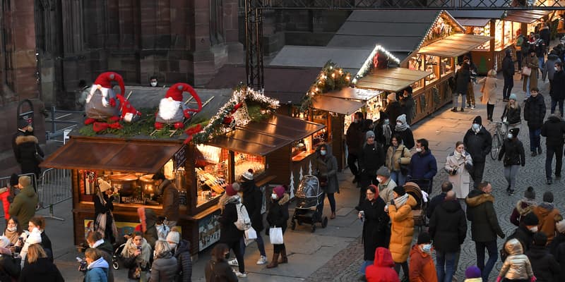 Le marché de Noël de Strasbourg (image d'illustration).