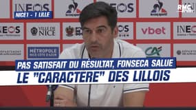 Nice 1-1 Lille : Pas totalement satisfait du résultat, Fonseca salue le "caractère" de ses joueurs 