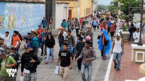 Des milliers de migrants défient Trump et tentent de rejoindre les États-Unis
