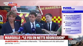 Incendie à Marseille: "En l'état actuel, les canadairs ne sont pas nécessaires", affirme le préfet des Bouches-du-Rhône