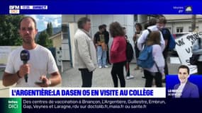 L'Argentière: la DASEN 05 en visite au collège