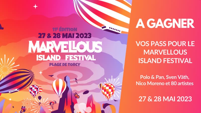 A gagner : vos pass pour le Marvellous Island Festival Paris