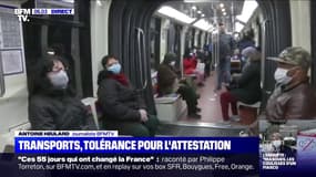 Dernier jour de tolérance dans les transports franciliens pour ceux qui n'ont pas d'attestation employeur aux heures de pointe