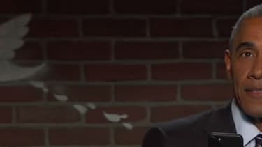 Barack Obama s'est prêté au jeu des célèbres "Mean Tweets" dans le "Jimmy Kimmel Live"