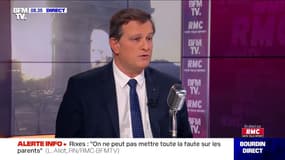 Rixes dans l'Essonne: selon Louis Aliot (RN), "on ne peut pas mettre toute la faute sur les parents"