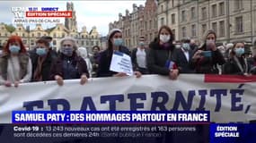 Arras: une minute de silence en hommage à Samuel Paty