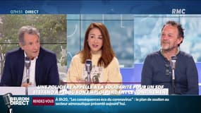 Une policière appelle à la solidarité pour un cuisinier devenu SDF à cause du coronavirus