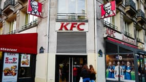 Un KFC situé dans quartier de Châtelet-Les Halles, le 3 janvier 2018. 
