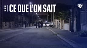 Des policiers à Saint-Jacques-de-la-Lande après la découverte de trois corps dans une maison, le 23 novembre 2022.