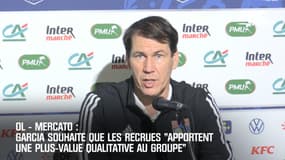 OL-mercato:  Garcia souhaite que les recrues "apportent une plus-value pour le groupe"