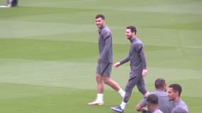 Lionel Messi à l'entraînement