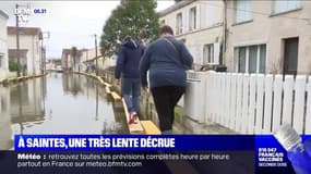 À Saintes en Charente-Maritime, une décrue interminable