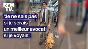 Non-voyant, Matthieu Juglar nous raconte son quotidien d'avocat