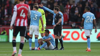 La blessure de Rodri lors du match Brentford-Manchester City, 5 octobre 2025