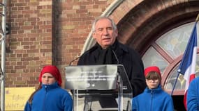 François Bayrou a tenu un discours lors de l'hommage aux 42 mineurs de Liévin, 50 ans après la catastrophe.