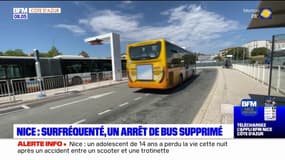 Nice: un arrêt de bus très fréquenté supprimé pour des raisons de sécurité